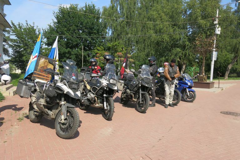 Крестный мотопробег из Владивостока в Санкт-Петербург прошел через Вологду