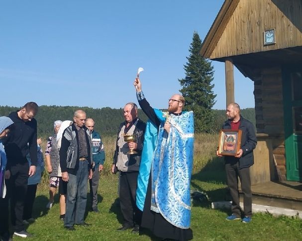 Жители Лодейки молитвенно отметили праздник Успения Божией Матери