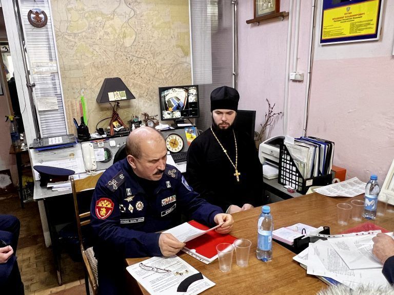 Руководитель профильного отдела Вологодской епархии принял участие в совете атаманов Вологодского окружного казачьего общества