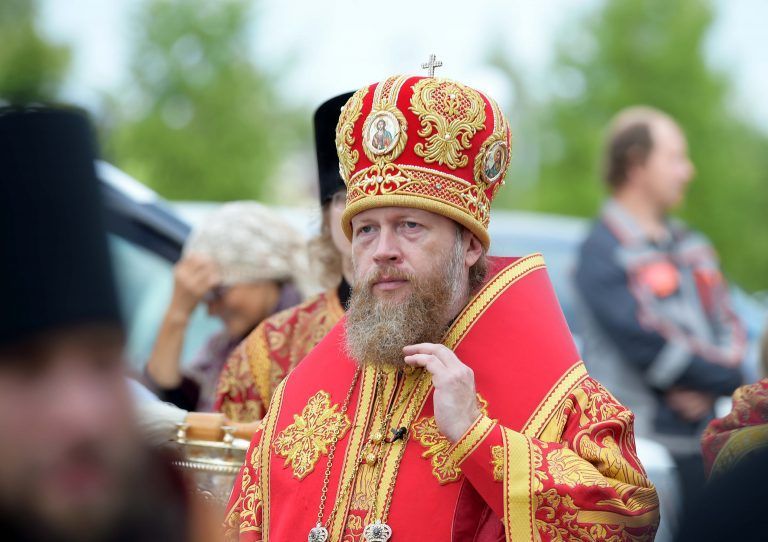 В праздник Происхождения Честных Древ Животворящего Креста Господня митрополит Савва совершил Литургию в Спасо-Прилуцком монастыре