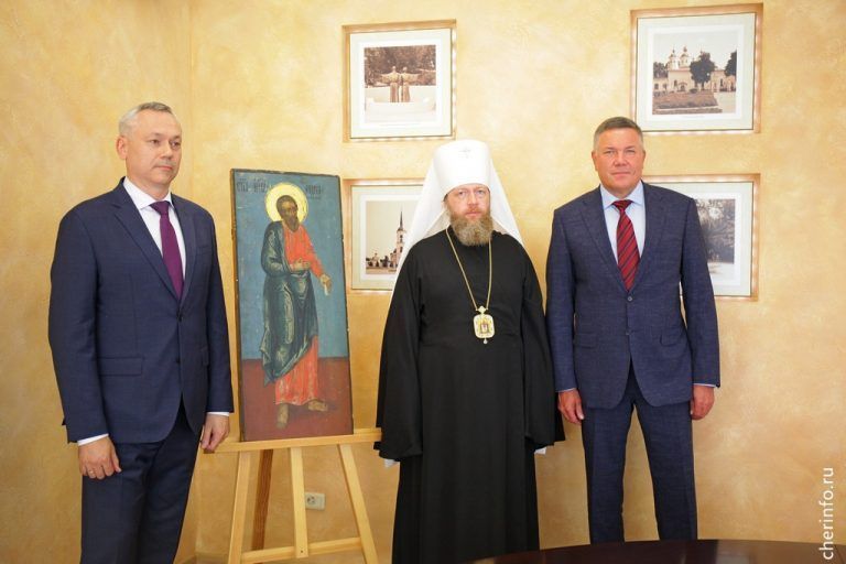 Древний образ апостола Андрея Первозванного вернулся в Великий Устюг