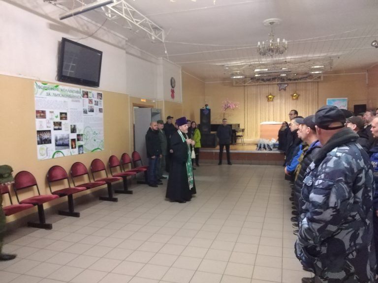 Духовенство Вологодской епархии осуществляет духовное окормление мобилизованных военнослужащих