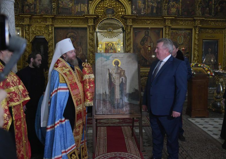 В Великий Устюг возвратилась древняя икона святителя Стефана Великопермского