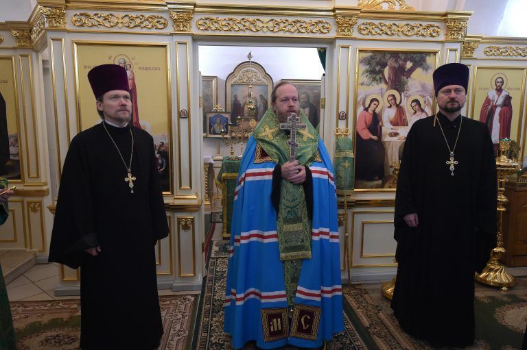 Владыка Савва совершил молебен в храме-часовне преподобного Герасима Вологодского