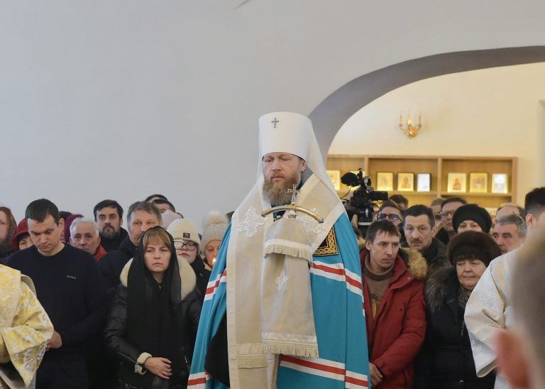 Отпевание воинов, погибших в  ходе специальной военной операции на Украине, совершили в Воскресенском кафедральном соборе Вологды