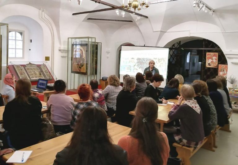 В музее древнерусского искусства состоялось очередное мероприятие грантового проекта Георгиевского храма