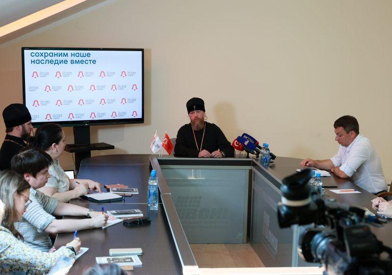 Митрополит Савва ответил на вопросы журналистов о праздновании Дня Вологодских святых