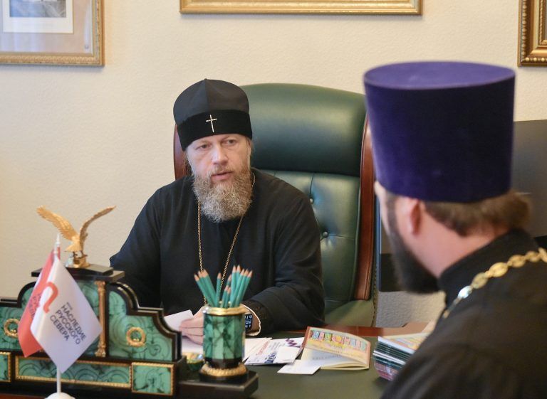 Под председательством митрополита Саввы прошло заседание Совета Фонда «Наследие Русского Севера»
