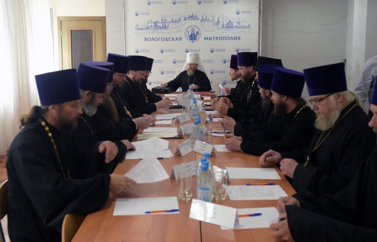 Заседание Епархиального совета состоялось под председательством митрополита Саввы