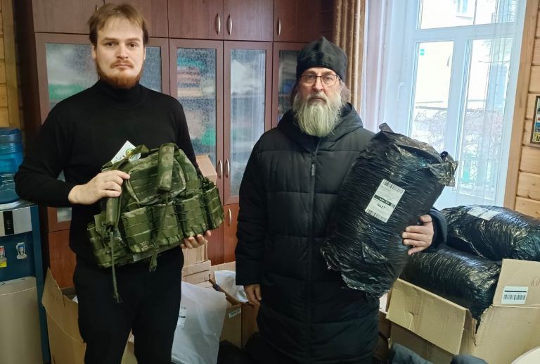 Очередная партия гуманитарной помощи от Вологодской епархии отправлена мобилизованным солдатам