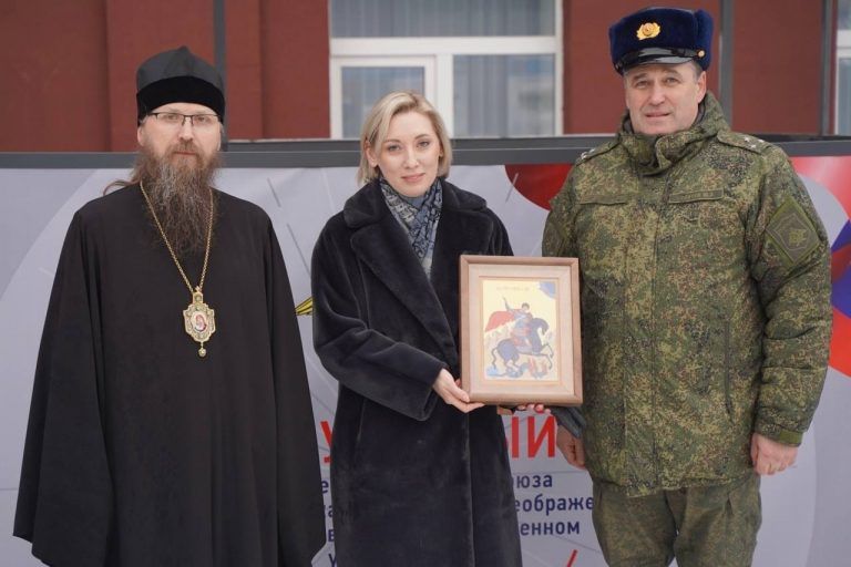 Епископ Игнатий совершил освящение Военно-учебного центра имени Героя Советского Союза Е. Н. Преображенского