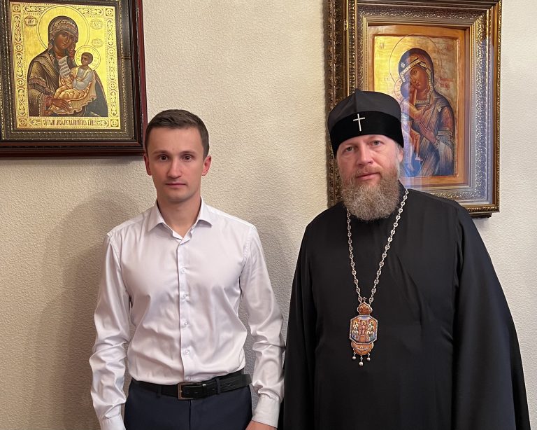 Митрополит Савва встретился с начальником управления по молодежной политике Правительства области В.П. Кобыльниковым