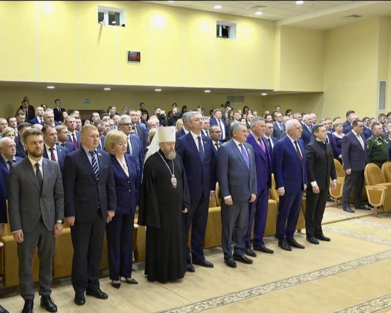 Глава Вологодской митрополии принял участие в представлении Георгия Филимонова в должности врио Губернатора Вологодской области