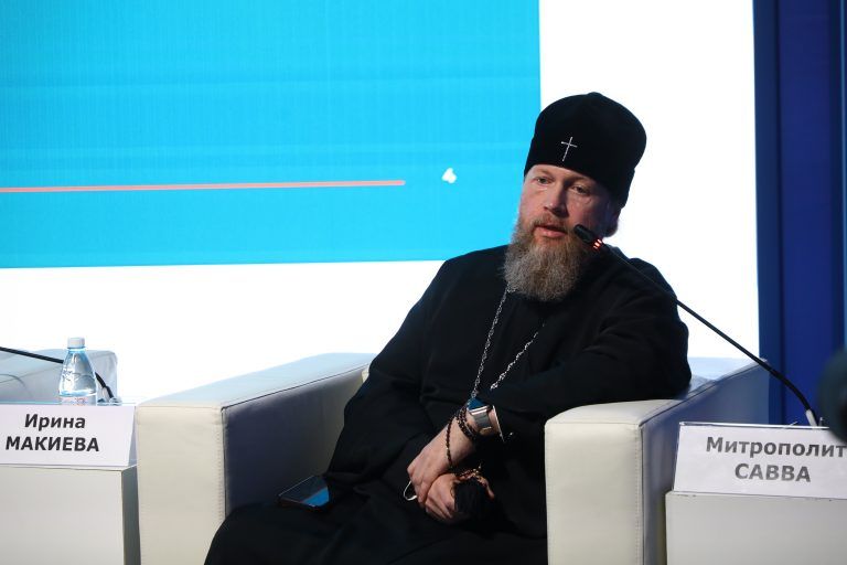 Митрополит Савва рассказал о святынях Северной Фиваиды на Дне Вологодской области на Международной выставке-форуме «Россия»