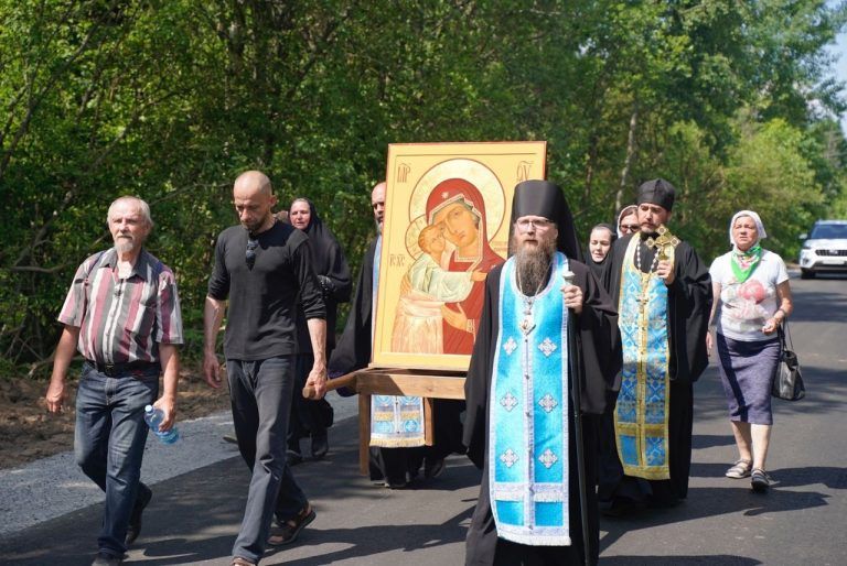 В храме Воронинской иконы Божией Матери села Воронино состоялся престольный праздник