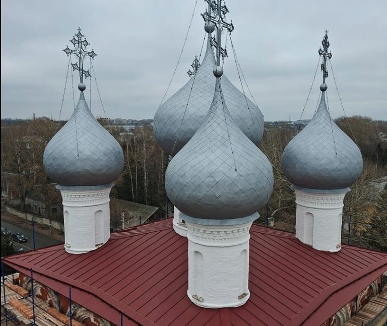 Команда Фонда «Наследие Русского Севера» продолжает преображать храмы Вологодчины: храм Иоанна Златоуста