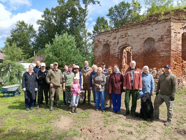 Возобновились работы по сохранению старинного храма села Ильинское