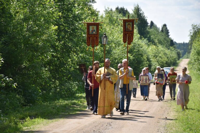Крестный ход памяти Николая Чудотворца прошел в селе Домшино